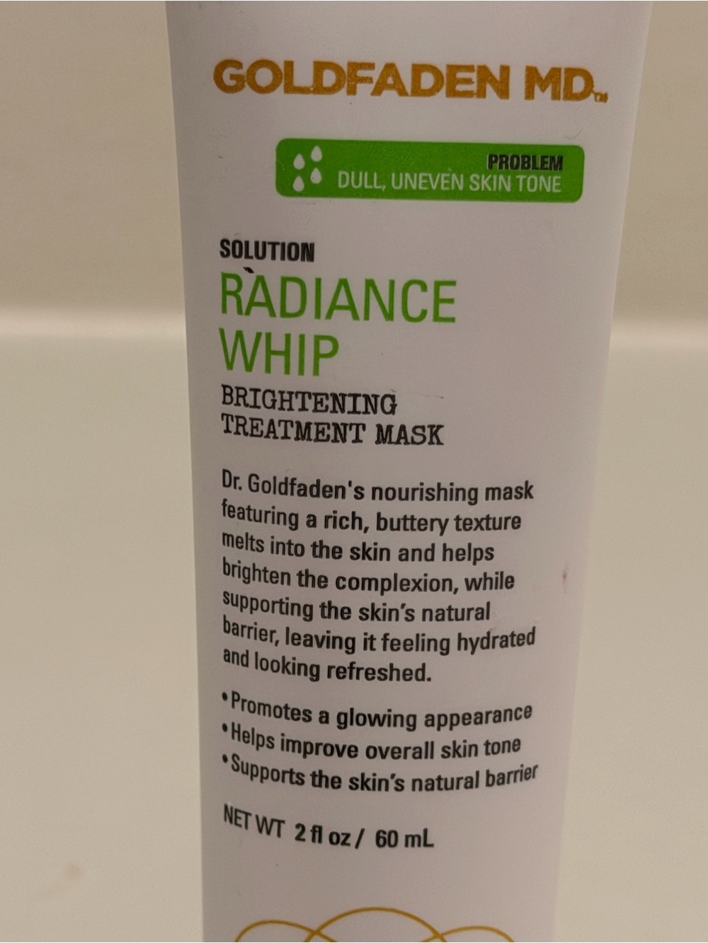 Goldfaden MD Radiance Whip Brightening Treatment Mask